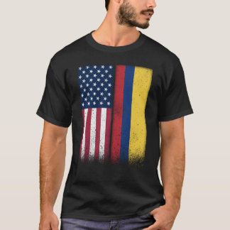 Camiseta Colômbia: Bandeiras Colombianas Americanas Orgulho