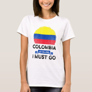 Camiseta Colômbia chama-se Eu Preciso Ir Colombianos Bandei