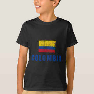 Camiseta Colômbia Design Roupas Colombianas Conjunto Pequen