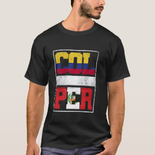 Camiseta Colômbia e Peru misturam raízes peruanas colombian
