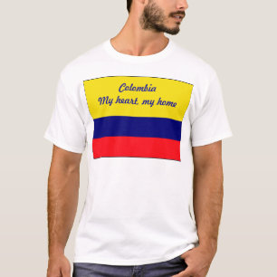 Camiseta Colômbia em destaque mundial