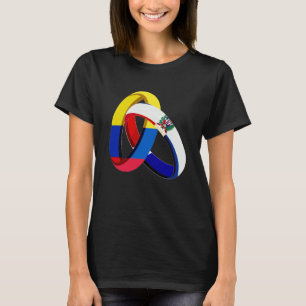 Camiseta Colombia Flag Dominican Groing Casamento Weddin