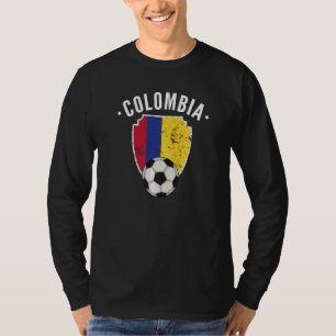 Camiseta Colômbia Futebol Colômbia Bandeira Colômbia P Colo