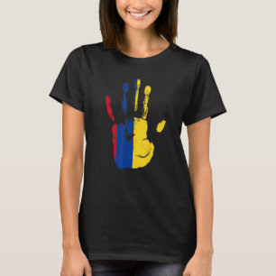 Camiseta Colômbia: Homens de Bandeira Colombianos Mulheres