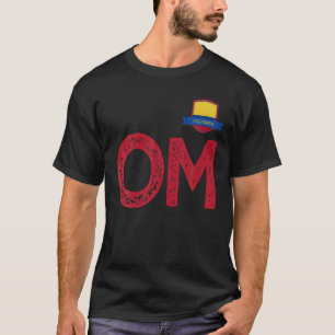 Camiseta Colômbia - Letra H e M Colombiana T Shi