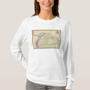 Camiseta Colômbia, Venezuela, Ámérica do Sul