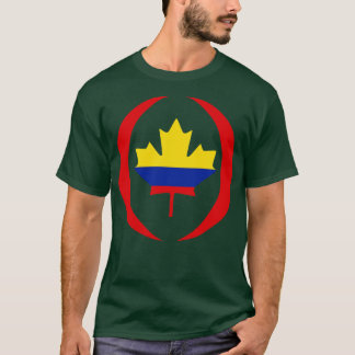 Camiseta Colombiana canadense Multinacional Flag Seri