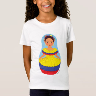 Camiseta Colombiana Matryoshka Girls'