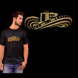 Camiseta Colombiana Sombrero Vueltiao, Folha Dourada