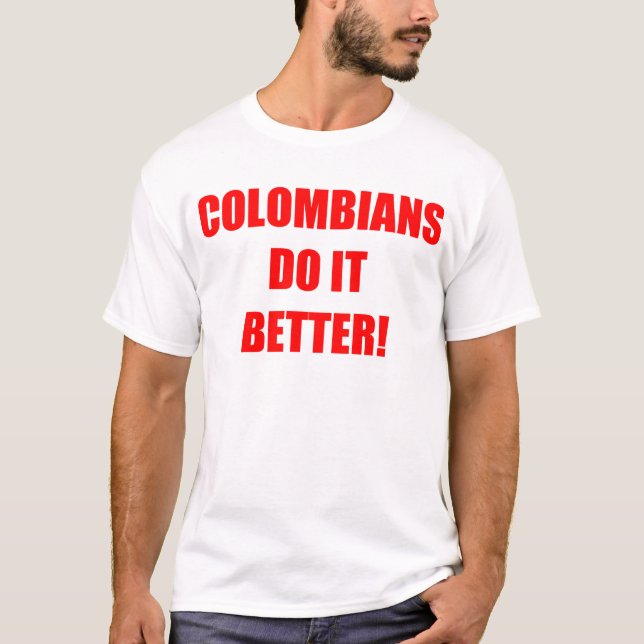 CAMISETA COLOMBIANS MELHORA (Frente)