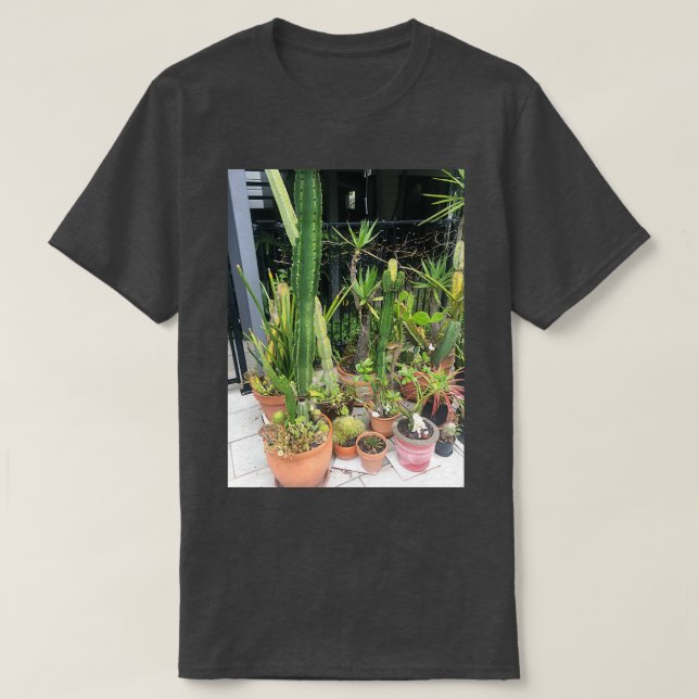 Camiseta Colônia de Cactos Longo (Frente do Design)
