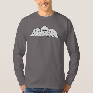 Camiseta Colonial Boston Gravestone Skull Angel
