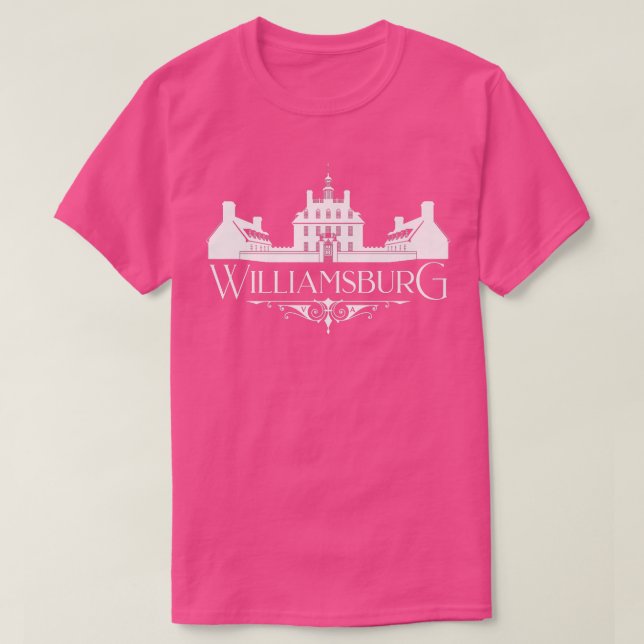 Camiseta Colonial Williamsburg Virginia  (Frente do Design)