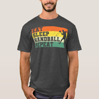 Camiseta Coloque a alavanca do manípulo no sono Repetir a v