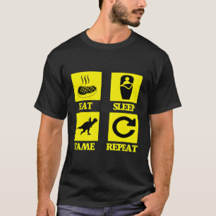 Camiseta Coloque a Arca de Repetição do Toque de Repouso