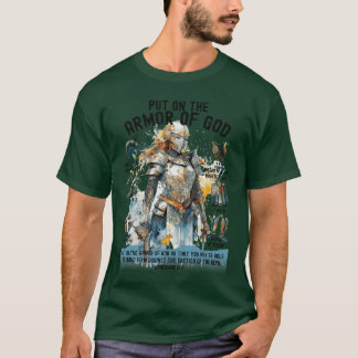 Camiseta Coloque a Armadura Completa de DeusEscudo Efésios 