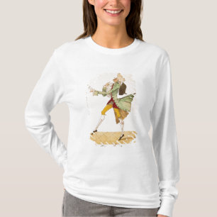 Camiseta Coloque a caricatura dos emigrantes de retorno