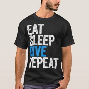 Camiseta Coloque a unidade de repouso repetidamente Present