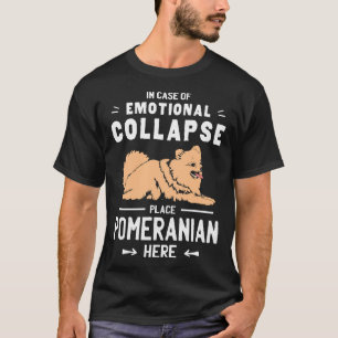 Camiseta Coloque aqui o dono do cachorro Pomeraniano Dwarf 