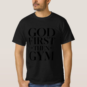 Camiseta Coloque Deus em primeiro lugar e tudo o mais se en