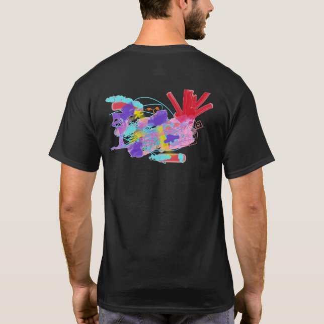 Camiseta Coloque-me louco (Verso)