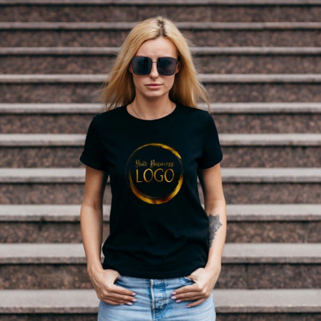 Camiseta Coloque Meu Logotipo Em uma (Criador carregado)