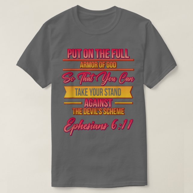 Camiseta Coloque O Armador De Cheio De Deus, Engraçado Dize (Frente do Design)