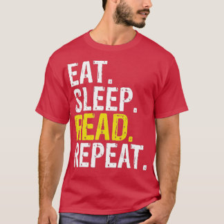 Camiseta Coloque o dedo para ler o presente de leitura repe