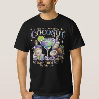 Camiseta Coloque o Limão no Coco Margaritas Retrô Celestiai