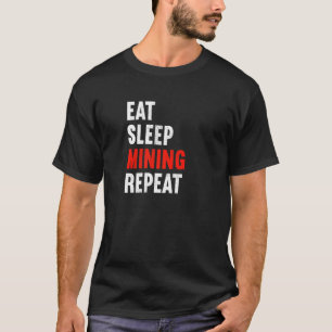 Camiseta Coloque o mineiro mineiro no subsolo D