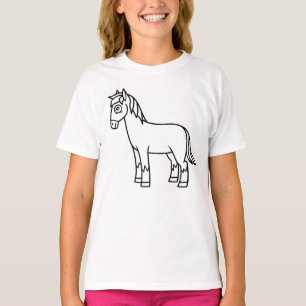 Camiseta Coloque-o no próprio cavalo
