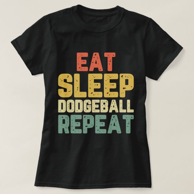 Camiseta Coloque o repetidor da bola de encaixe no modo de  (Frente do Design)