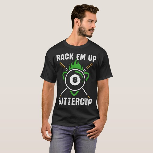 Camiseta Coloque-os no ButterCup | Piscina de Billiards (Frente Completa)