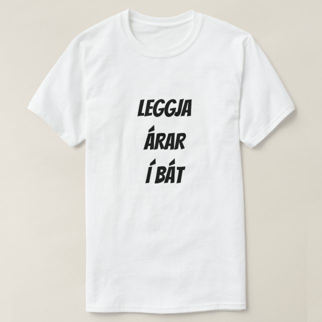 Camiseta Coloque os remos no barco (Frente do Design)