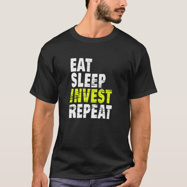 Camiseta Coloque Repetidamente Cripto Forex no mercado de a (Frente)