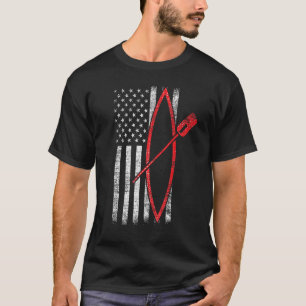Camiseta Coloque-Se Removendo O Conselho Paddleboard UF