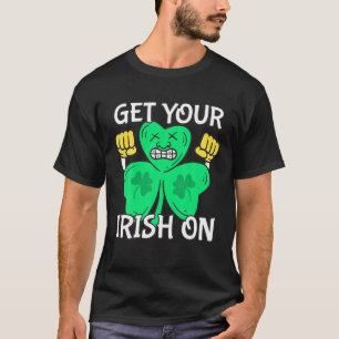 Camiseta Coloque seu irlandês na Piada, Rua Engraçada.