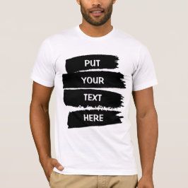 Camiseta Coloque seu texto aqui, elevando a mentalidade pes