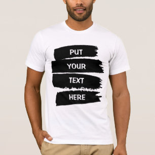 Camiseta Coloque seu texto aqui, elevando a mentalidade pes