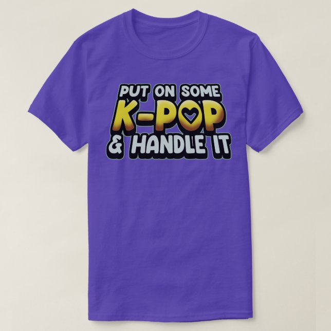 Camiseta Coloque um KAe manuseie 1 (Frente do Design)