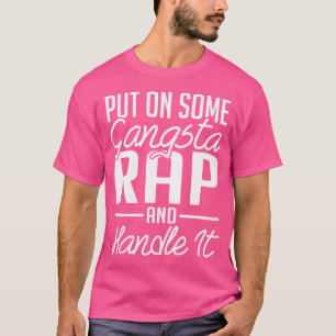 Camiseta Coloque um Rap Gangsta