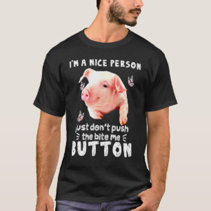 Camiseta Coloque Uma Pessoa Bonita Só Não Puxe A Mordida Qu