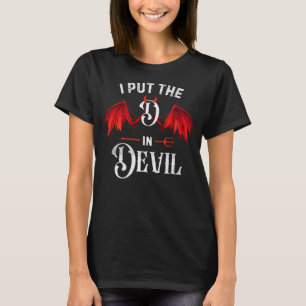 Camiseta Coloquei D no Diabo Correspondente ao Dia de as Br