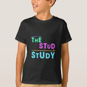 Camiseta Coloquei o Estudo - Design de Estudante Engraçado
