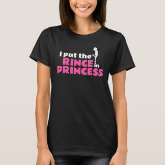 Camiseta Coloquei Rince na Princesa Calçado de Duro de danç