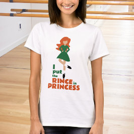 Camiseta Coloquei Rince na Princesa - Red Hair Irish Dance