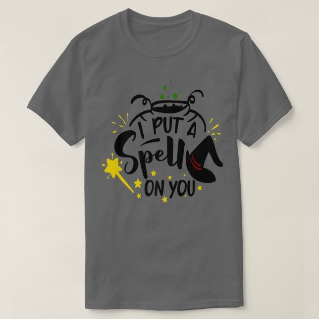 Camiseta Coloquei um Spell em você (Frente do Design)
