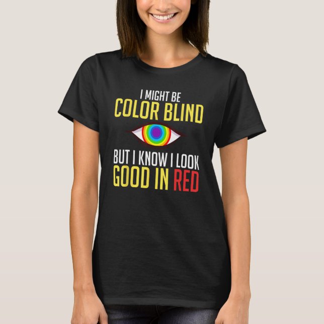 Camiseta Color Blind Test  Glasses Visions (Frente)
