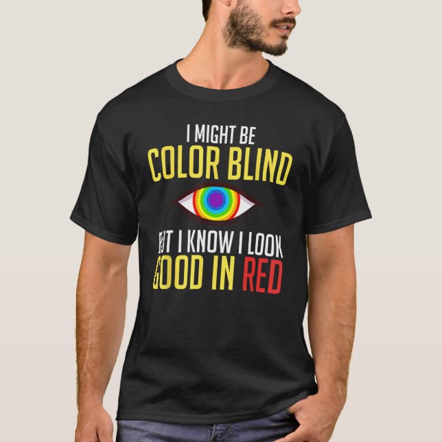 Camiseta Color Blind Test  Glasses Visions (Frente)