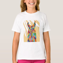 Camiseta Color Burst Llama